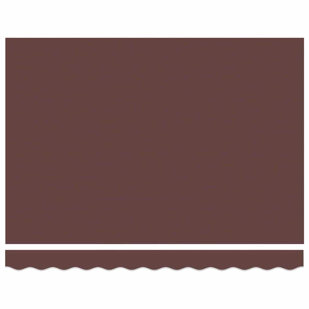 vidaXL Awning Frame Brown 350 x 200 cm Polyester with PU coating 6