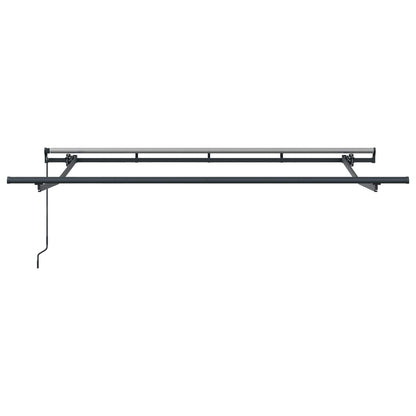 vidaXL Retractable Awning Brown 350 x 200 cm Fabric 6