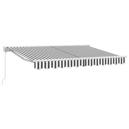 vidaXL Awning Frame Anthracite and White 350 x 200 cm 2