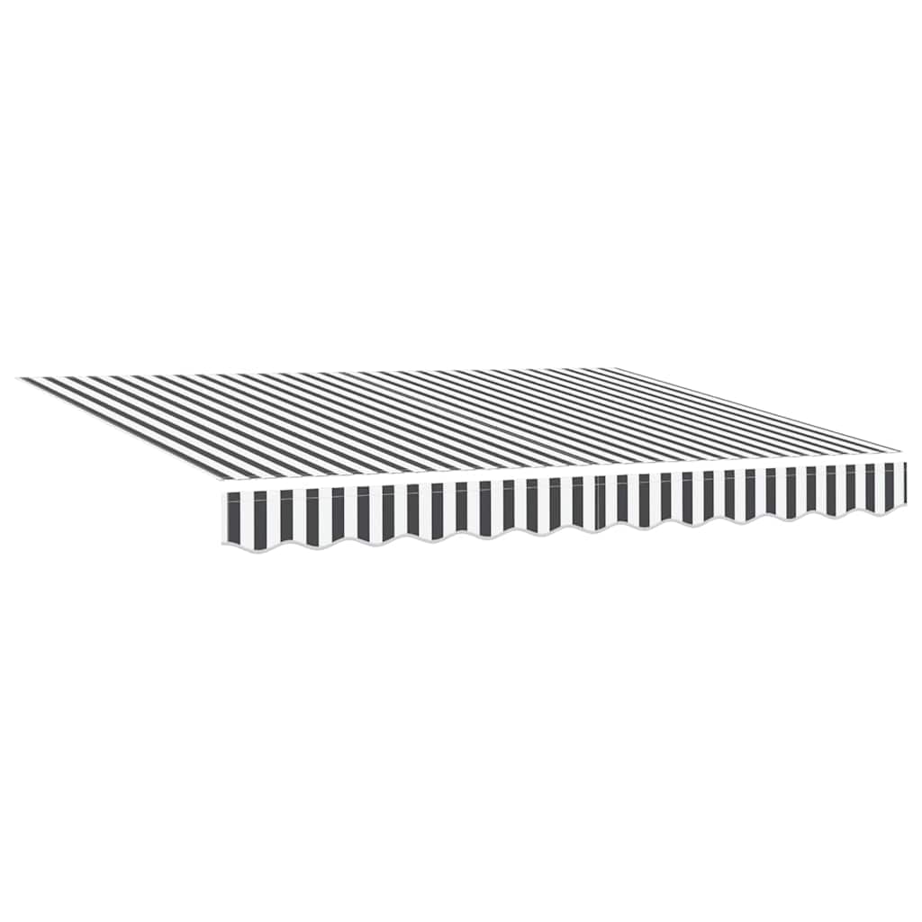vidaXL Awning Frame Anthracite and White 350 x 200 cm 4