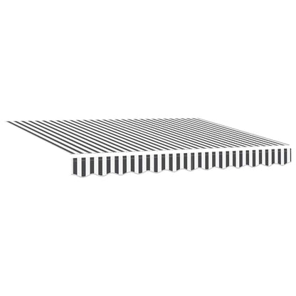 vidaXL Awning Frame Anthracite and White 350 x 200 cm 4