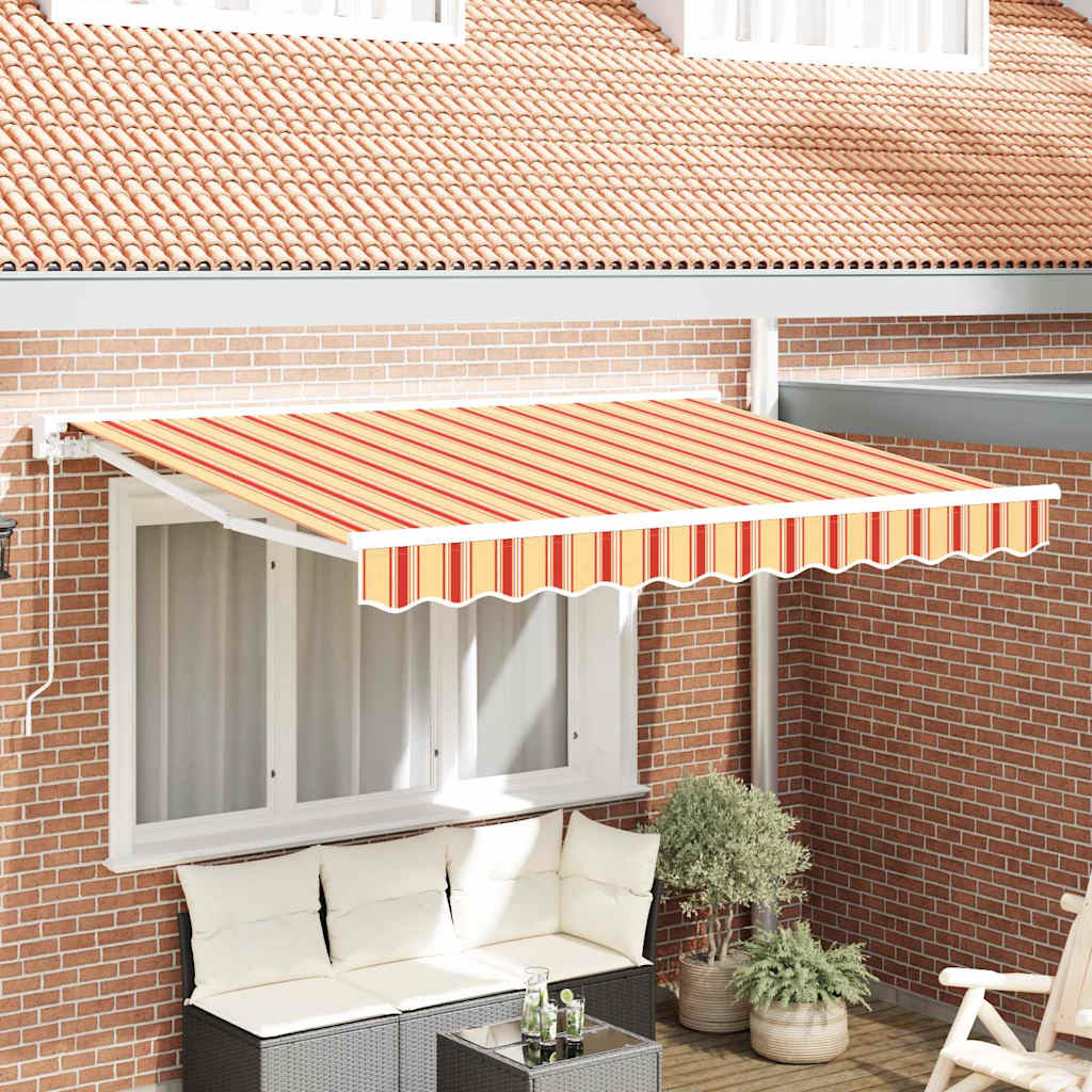 vidaXL Awning Frame Multicolour 350 x 200 cm Polyester with PU coating 1