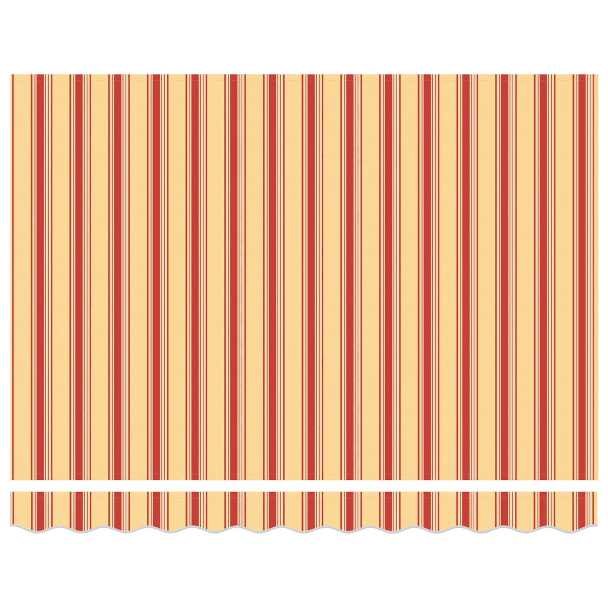 vidaXL Retractable Awning Yellow 350 x 200 cm Fabric 6