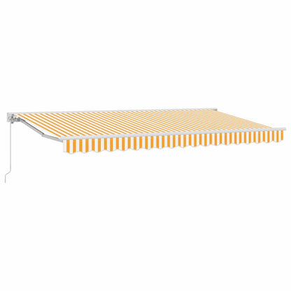 vidaXL Awning Frame Yellow and White 400 x 200 cm 2