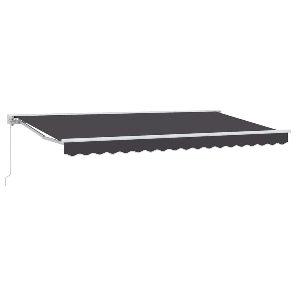 vidaXL Awning Frame Anthracite 400 x 200 cm Polyester with PU coating 2