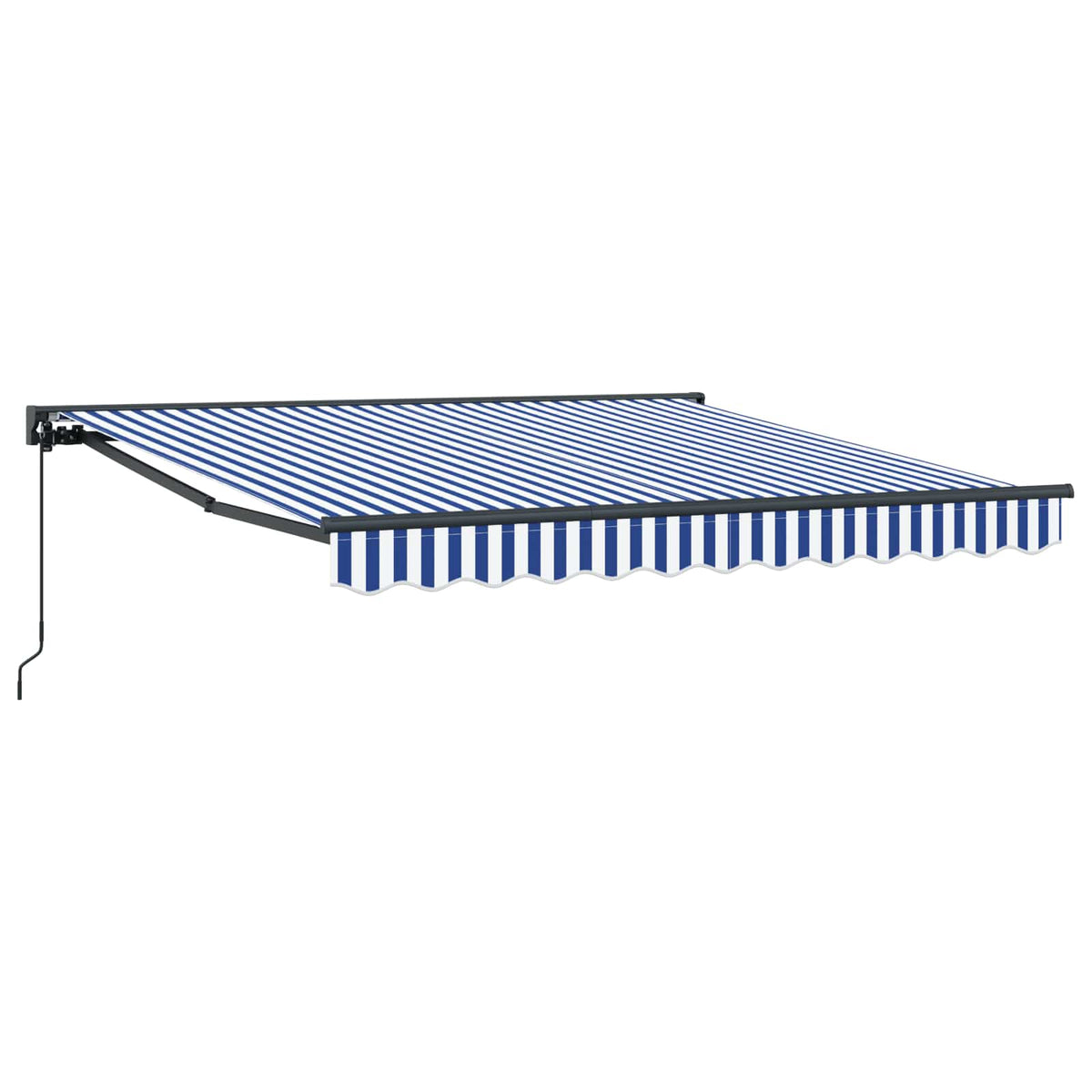 vidaXL Awning Frame Blue and White 300 x 250 cm 2