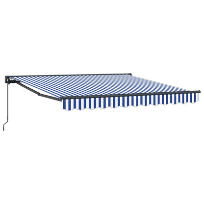 vidaXL Awning Frame Blue and White 300 x 250 cm 2