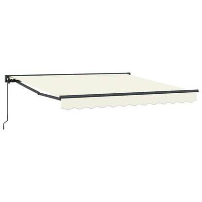 vidaXL Awning Frame Cream 300 x 250 cm Polyester with PU coating 2
