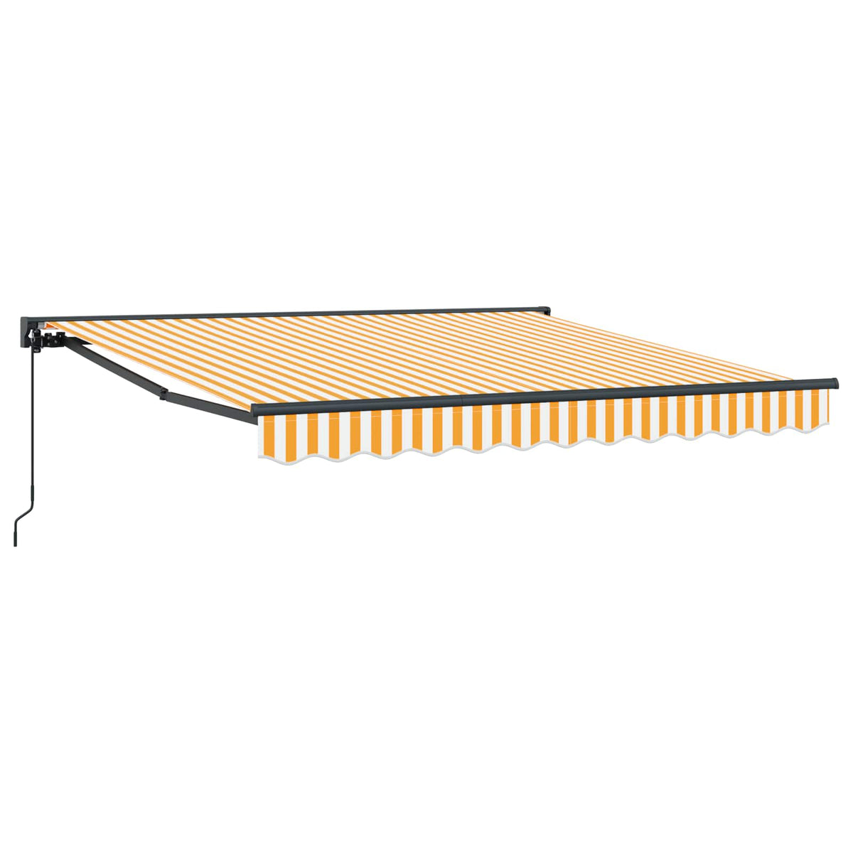 vidaXL Awning Frame Yellow and White 300 x 250 cm 2