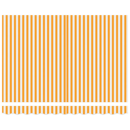 vidaXL Awning Frame Yellow and White 300 x 250 cm 6