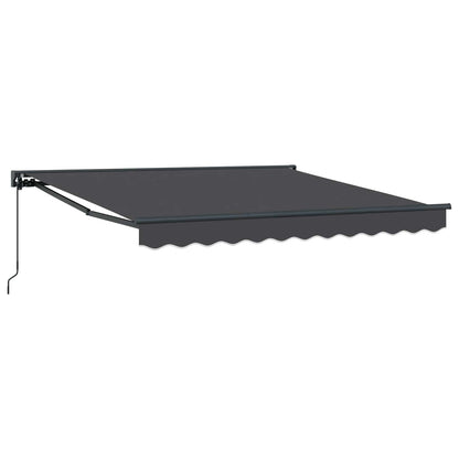 vidaXL Awning Frame Anthracite 300 x 250 cm Polyester with PU coating 2