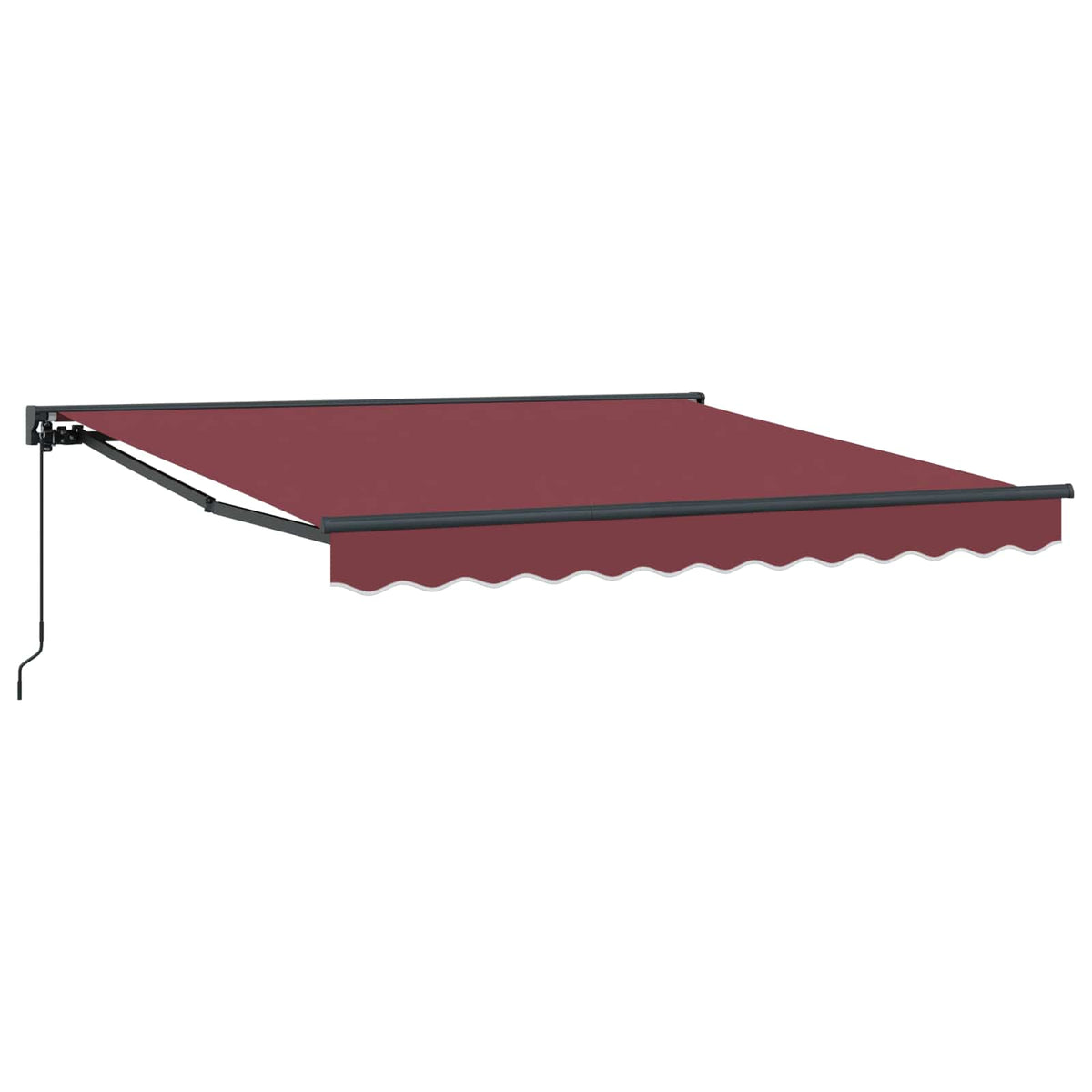 vidaXL Awning Frame Burgundy 300 x 250 cm Polyester with PU coating 2