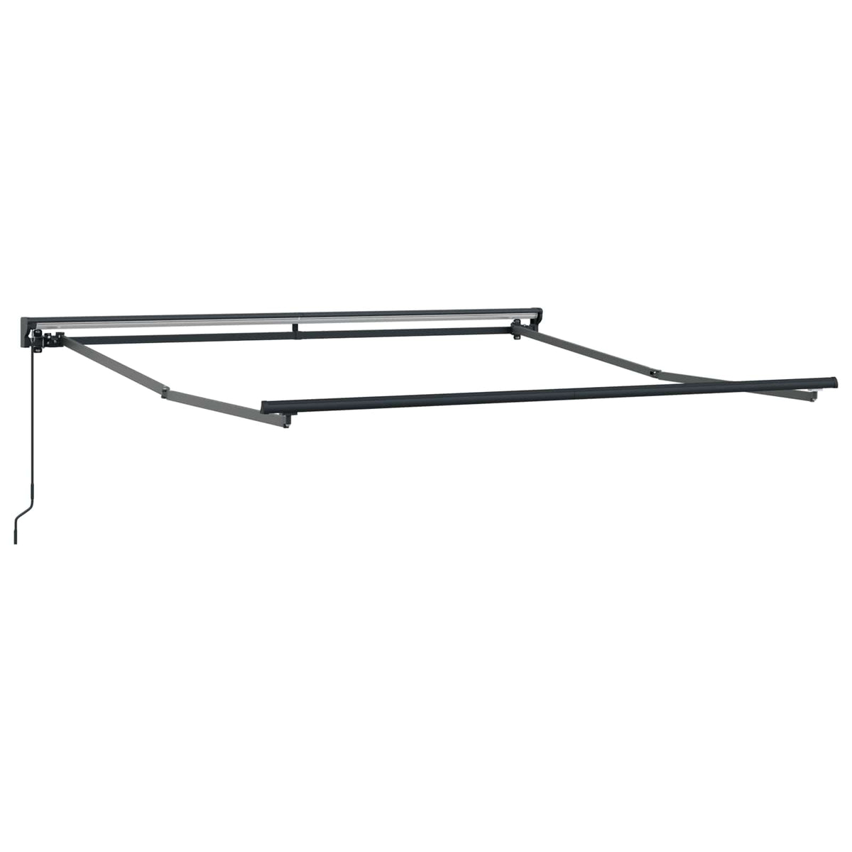 vidaXL Awning Frame Brown 300 x 250 cm Polyester with PU coating 5