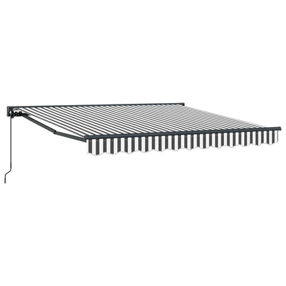 vidaXL Awning Frame Anthracite and White 300 x 250 cm 2
