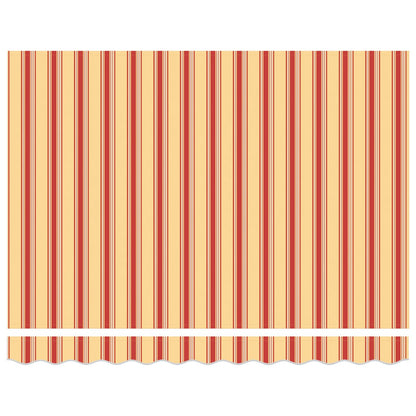 vidaXL Retractable Awning Yellow and Orange 300 x 250 cm 6