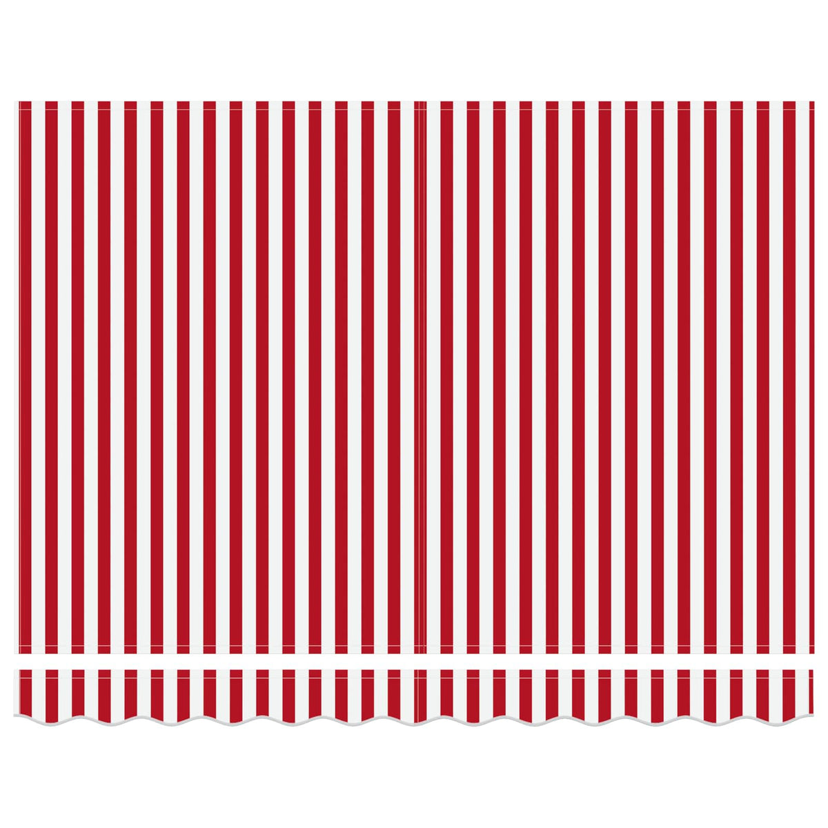 vidaXL Awning Frame Red and White 300 x 250 cm 6