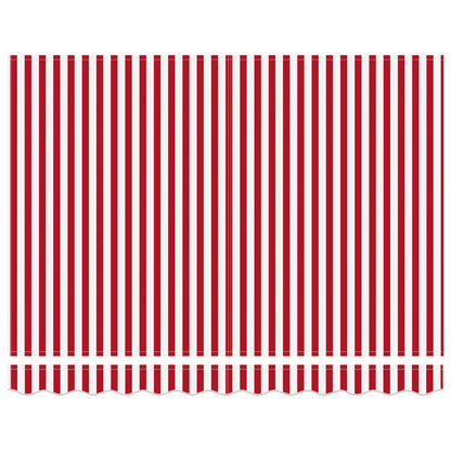 vidaXL Awning Frame Red and White 300 x 250 cm 6