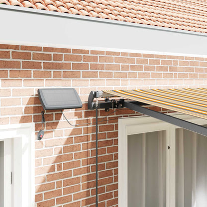 vidaXL Retractable Awning Multicolour 300 x 250 cm 4