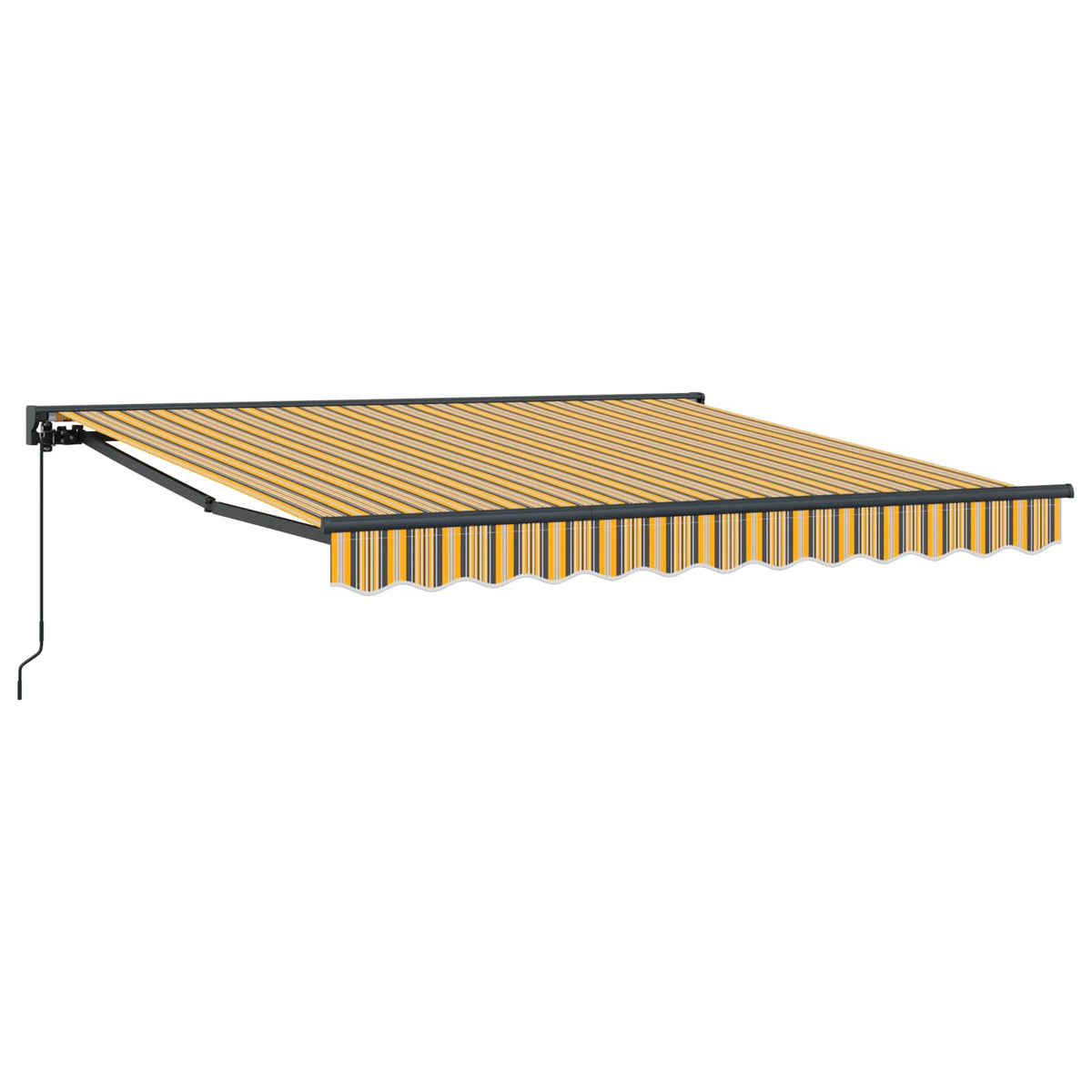 vidaXL Awning Frame Yellow and Grey 300 x 250 cm 2