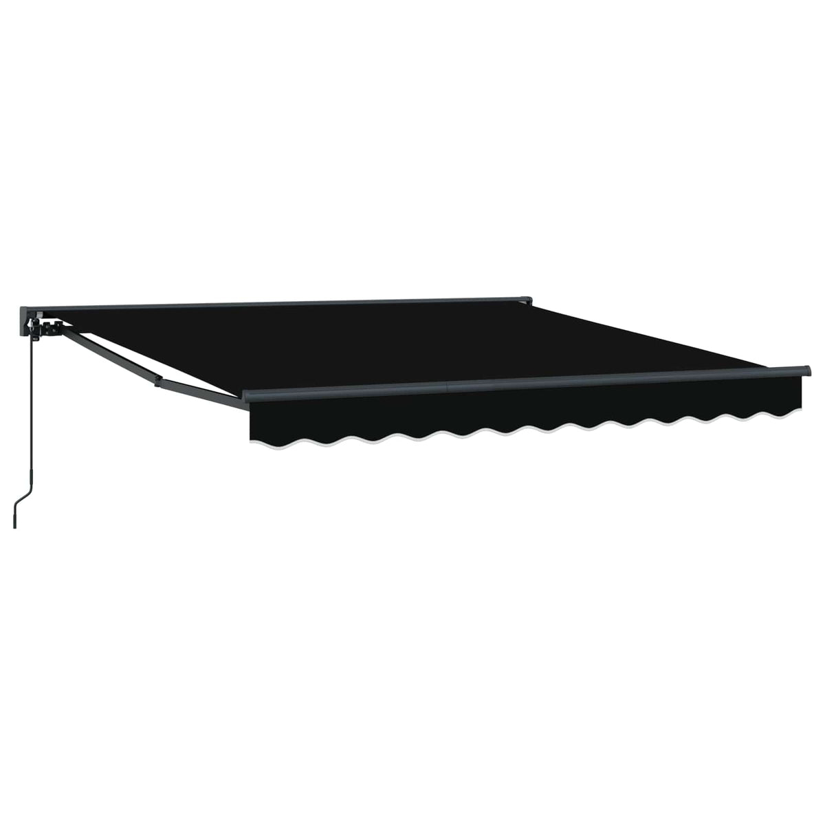 vidaXL Awning Frame Black 300 x 250 cm Polyester with PU coating 2