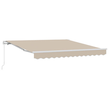 vidaXL Retractable Awning Beige 300 x 250 x 165 cm 1