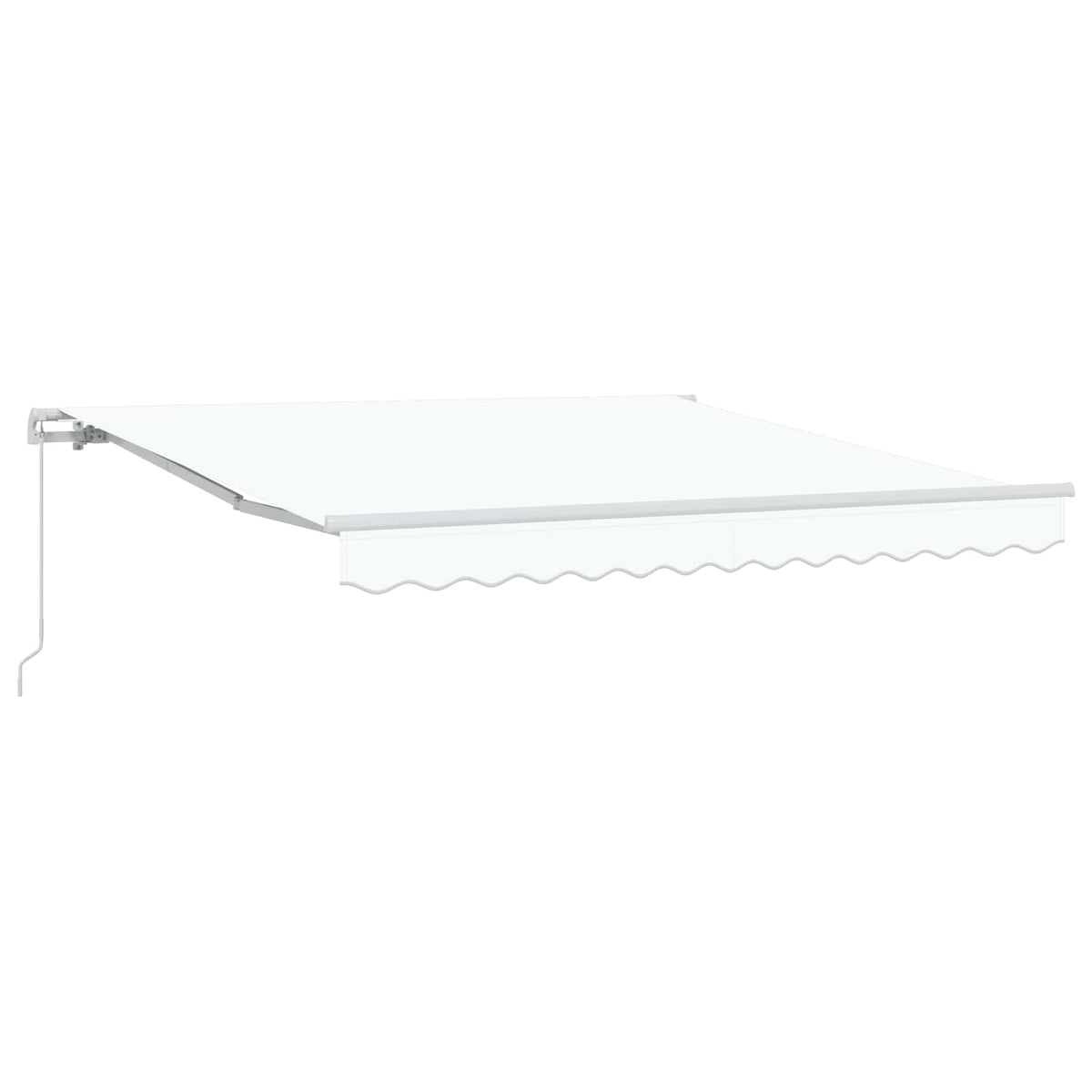 vidaXL Retractable Awning White 300 x 250 x 165 cm 2