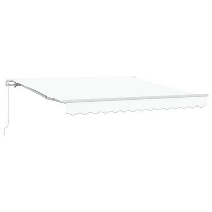 vidaXL Retractable Awning White 300 x 250 x 165 cm 2