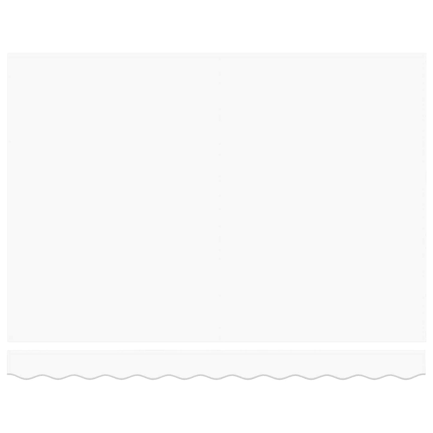 vidaXL Retractable Awning White 300 x 250 cm Polyester and Aluminium 6