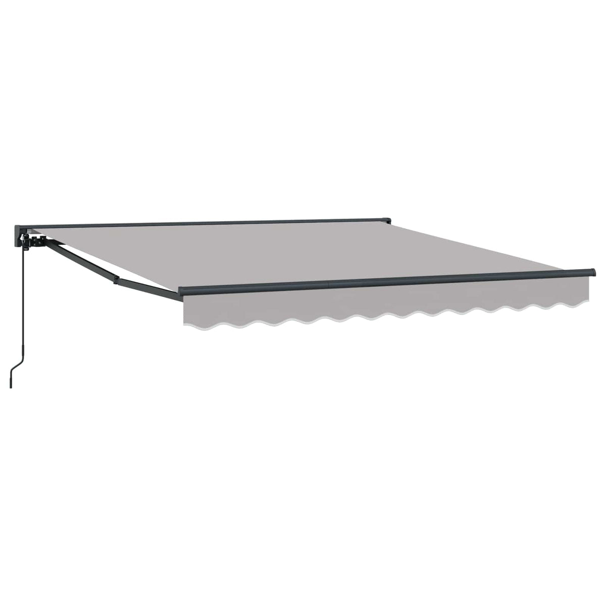 vidaXL Awning Frame Light Grey 300 x 250 cm Polyester with PU coating 2