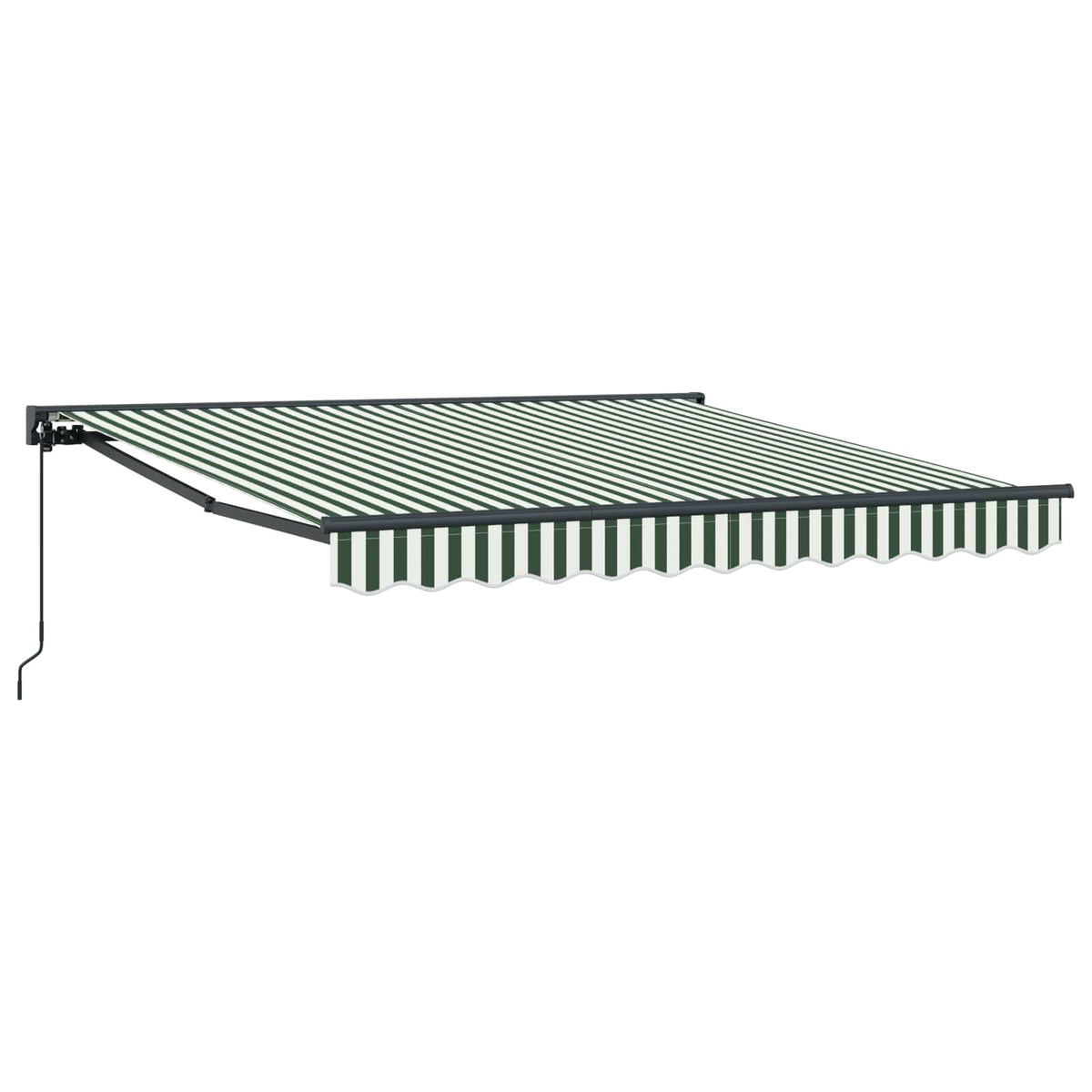 vidaXL Awning Frame Green and White 300 x 250 cm 2