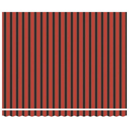 vidaXL Retractable Awning Red and Black 350 x 250 x 165 cm 6