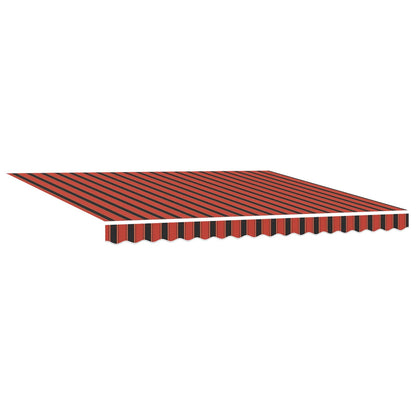 vidaXL Retractable Awning Red and Black 350 x 250 cm 4