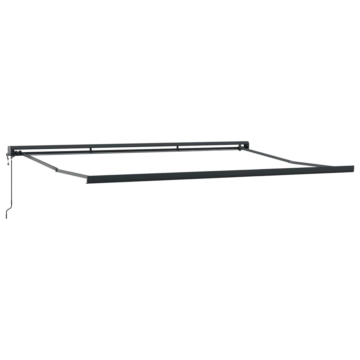 vidaXL Retractable Awning Red and Black 350 x 250 cm 5
