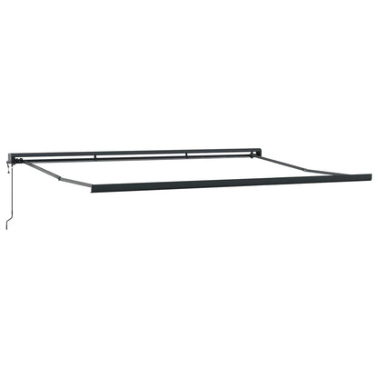 vidaXL Retractable Awning Red and Black 350 x 250 cm 5