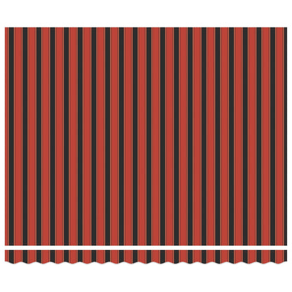 vidaXL Retractable Awning Red and Black 350 x 250 cm 6