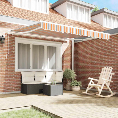 vidaXL Retractable Awning Multicolour 350 x 250 cm 3
