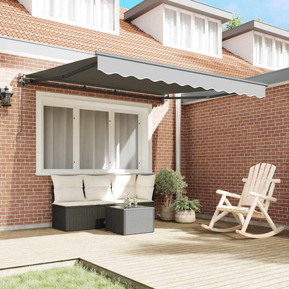 Manual Awning Frame Anthracite 3 m 2.5 m