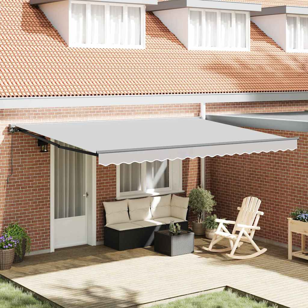 vidaXL Manual Awning Frame Anthracite