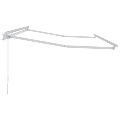 vidaXL Awning Frame White 4 x 2 m Metal 5