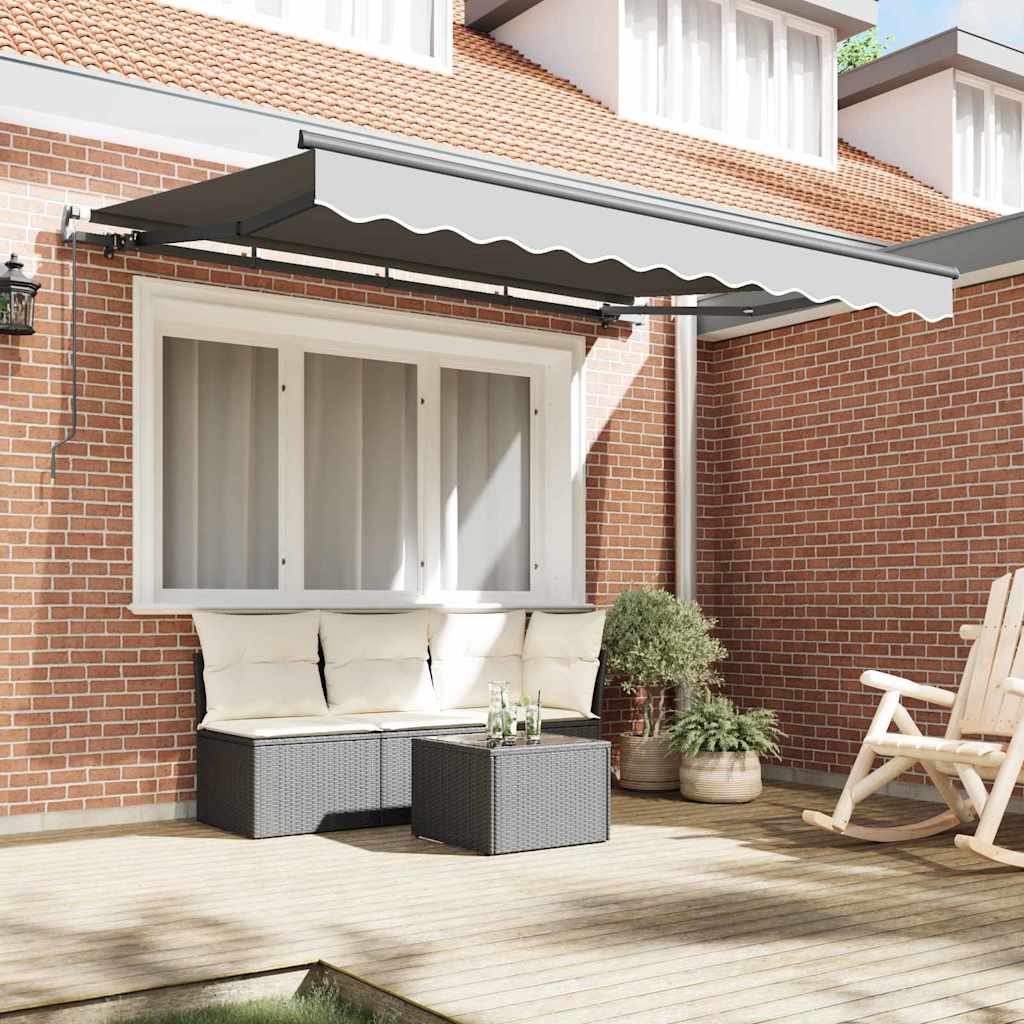 vidaXL Awning Frame Anthracite 3.5 x 2 m Metal 3