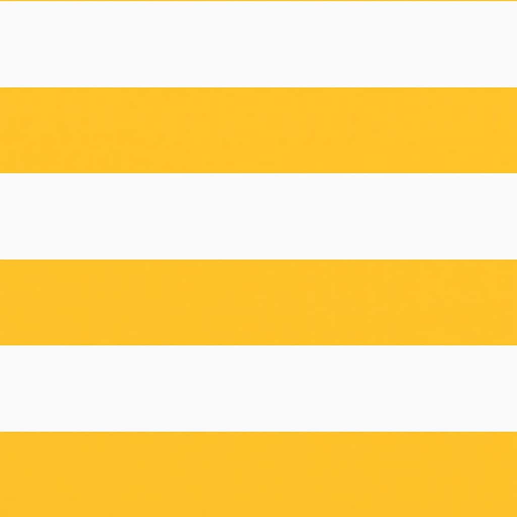 Balcony Screen 120x800 cm 100% Polyester Oxford Yellow and white