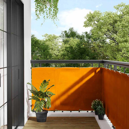 Balcony Screen 90x1000 cm 100% Polyester Oxford Orange