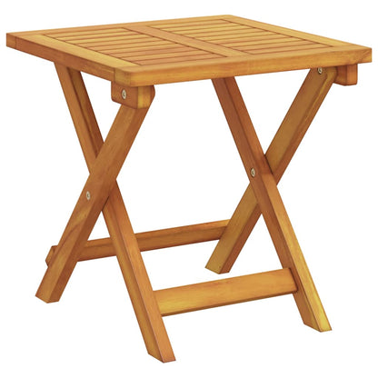 vidaXL Wheeled Sun Loungers 2 pcs with Table Solid Wood Acacia 5