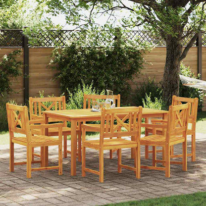 vidaXL Garden Chairs Natural Solid Acacia Wood