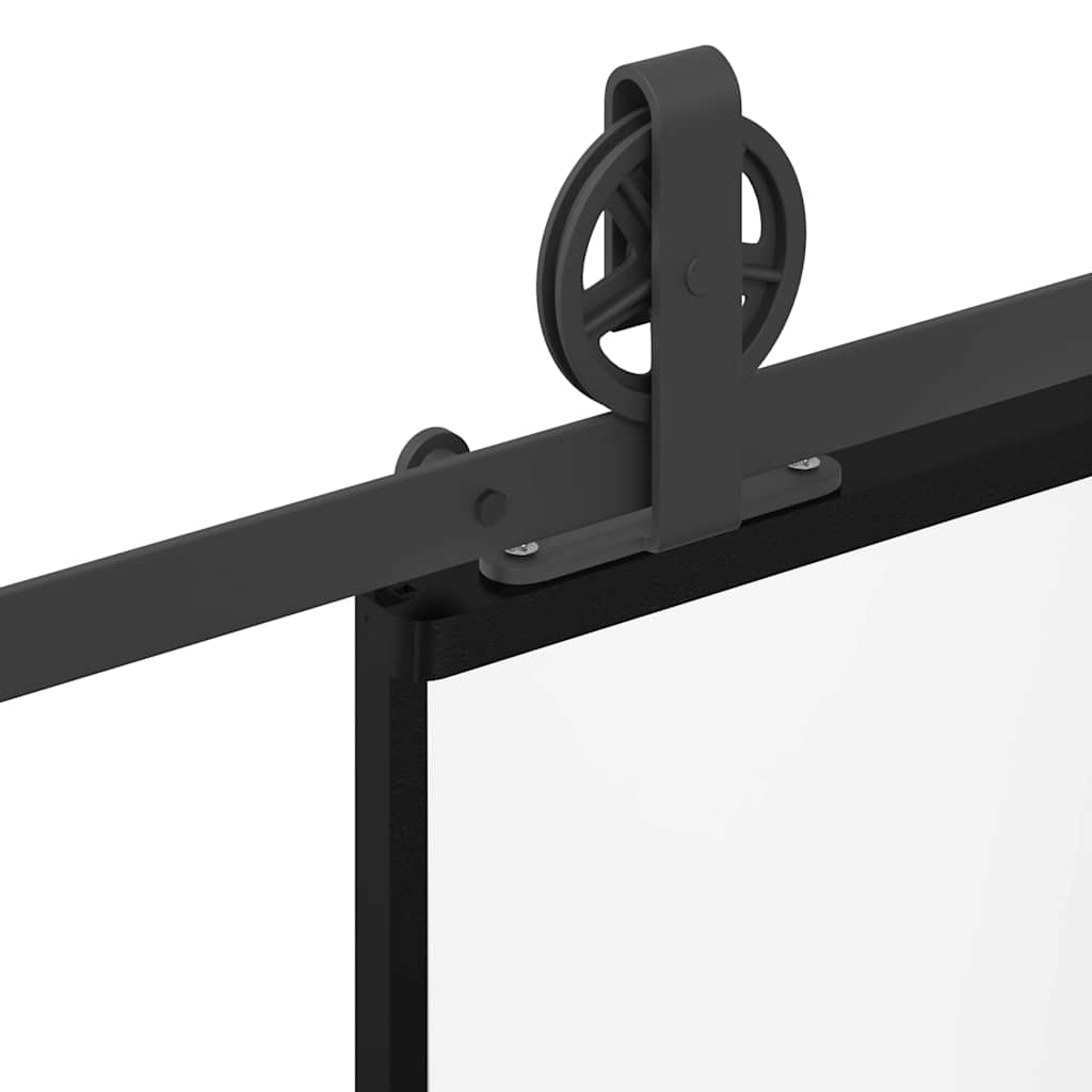 vidaXL Sliding Door with Hardware Set 102x205 cm ESG Glass&Aluminium 5