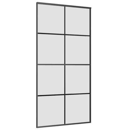 vidaXL Sliding Door with Hardware Set 102,5x205 cm ESG Glass&Aluminium 4