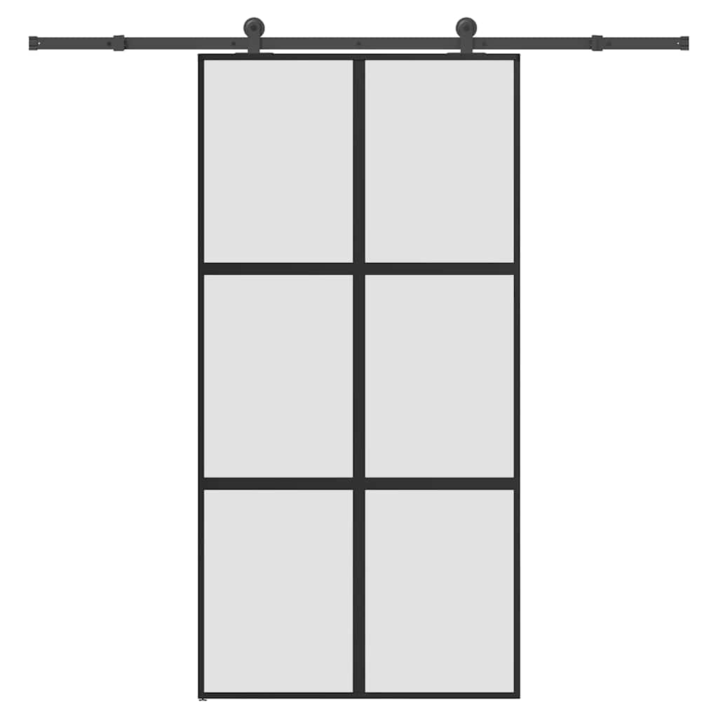 vidaXL Sliding Door with Hardware Set 102.5x205 cm 2