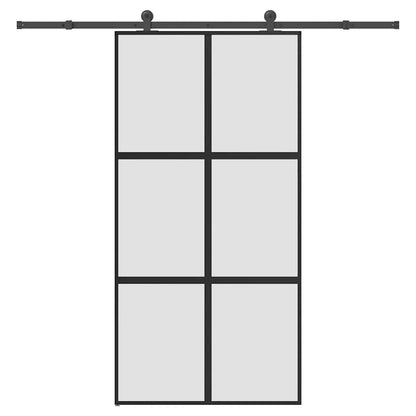 vidaXL Sliding Door with Hardware Set 102.5x205 cm 2