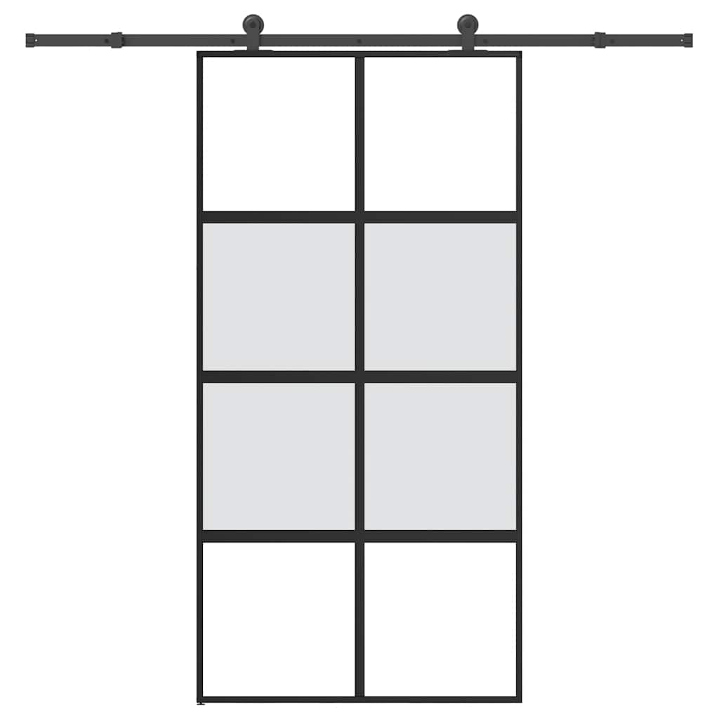 vidaXL Sliding Door with Hardware Set 102.5x205 cm 2