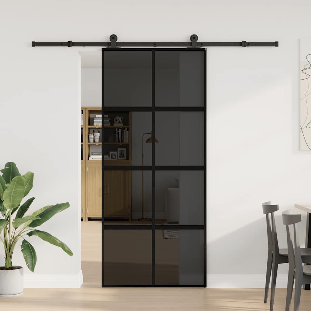 vidaXL Sliding Door with Hardware Set 90x205 cm 2